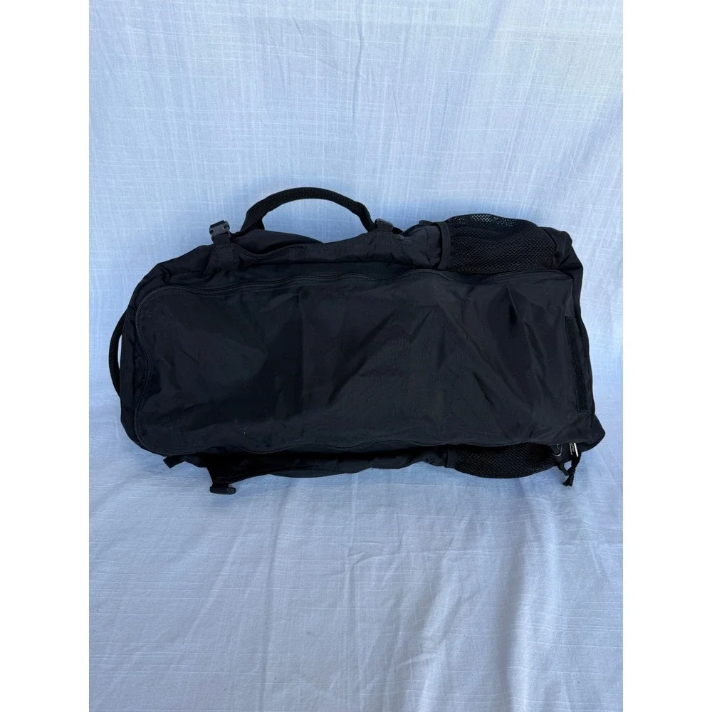 Rare 90s Vintage L.L. Bean Black Travel Hiking Backpack Duffle Internal Frame